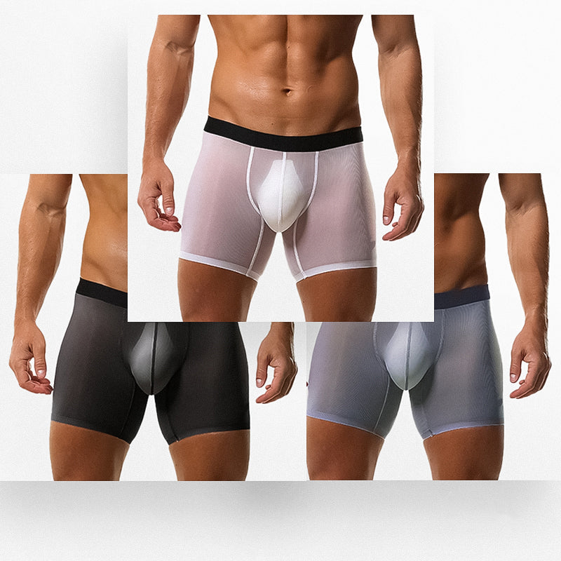 Ice Silk Mesh Boxer
